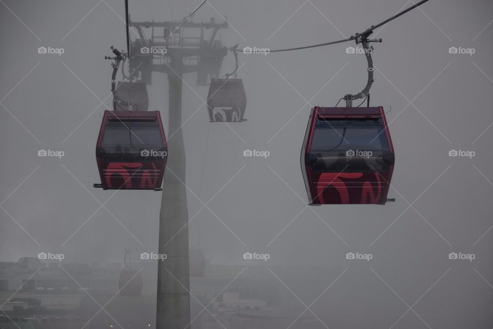 Sky lift in Genting Highlands Malaysia