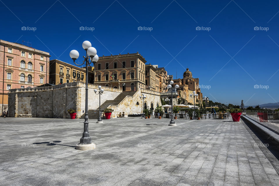 Terrace of Saint Remy's bastion, Cagliari