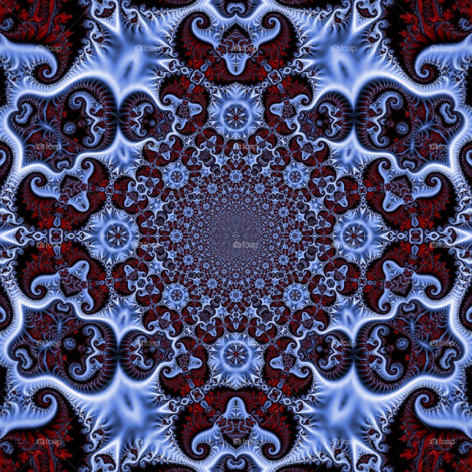 alien structure fractal pattern