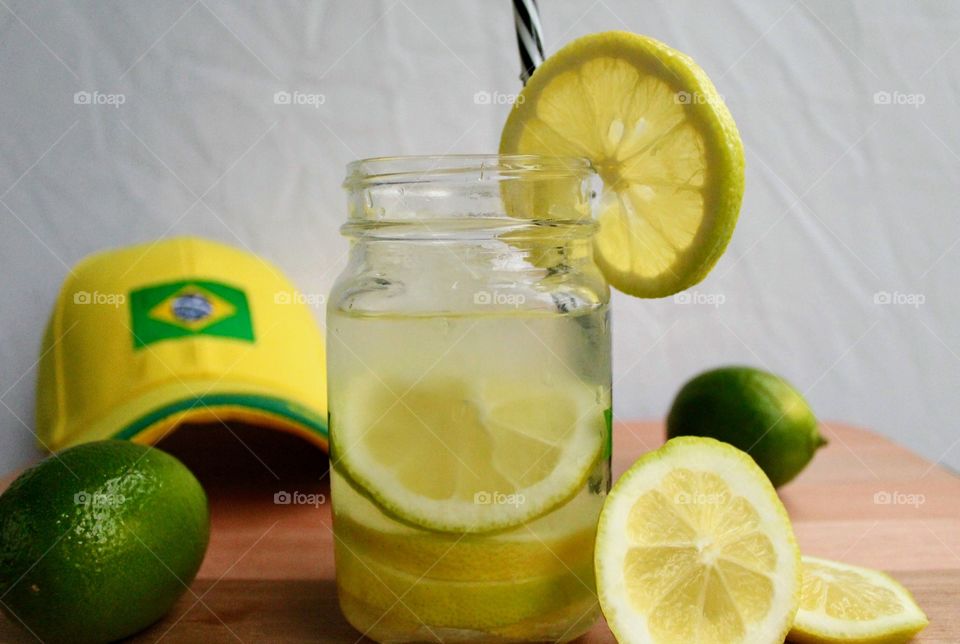 Brazilian drink - Caipirinha de limão 