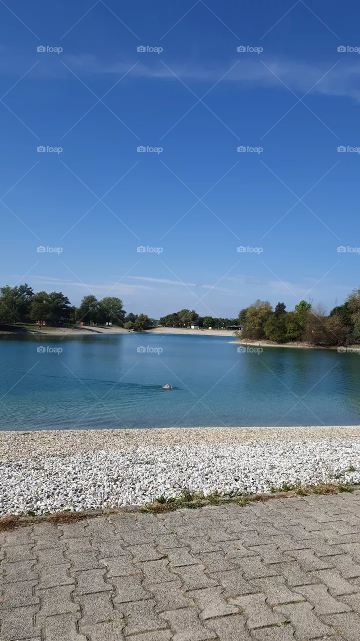 lake in the park