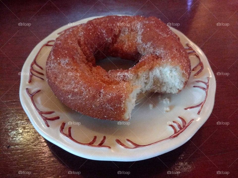 donut with a bite
