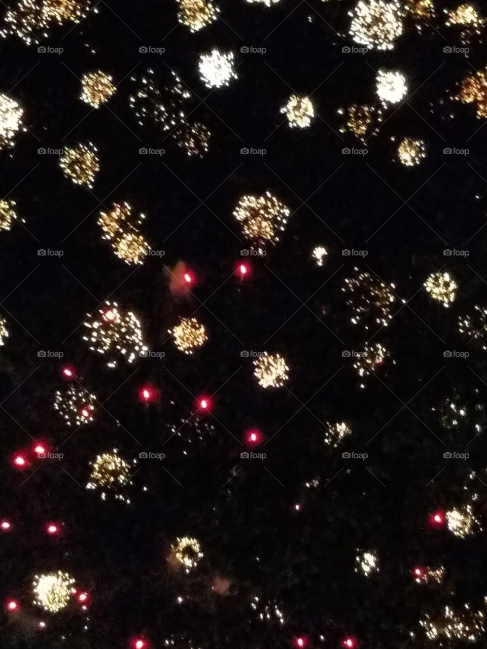 explosion of fireworks