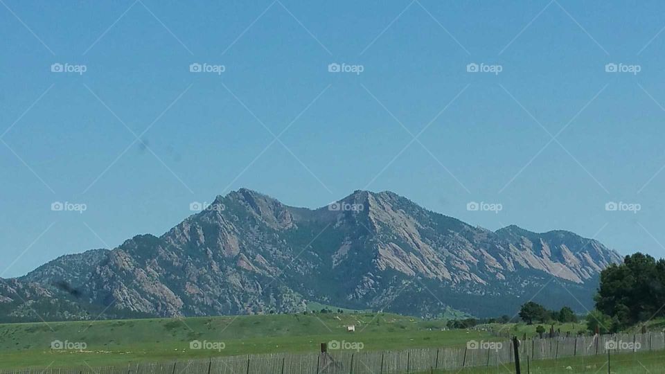 Clear clean day in the Colorado Mountains