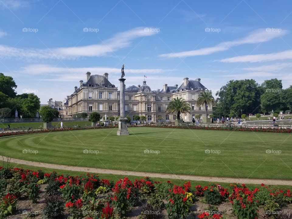 Luxemburg gardens - Paris France