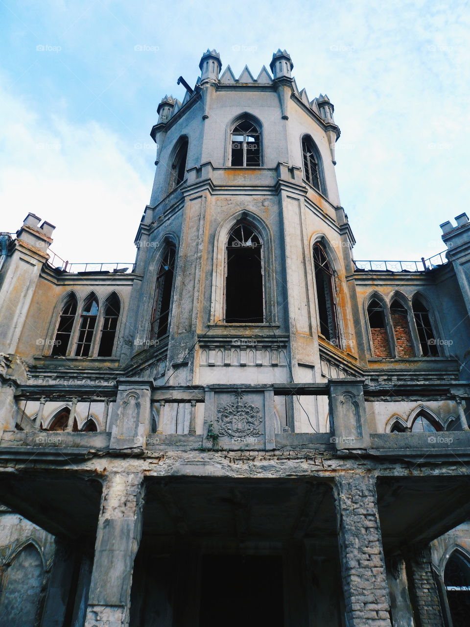 old abandoned building in Zhytomyr region, autumn 2018 (house Tereshchenkov)