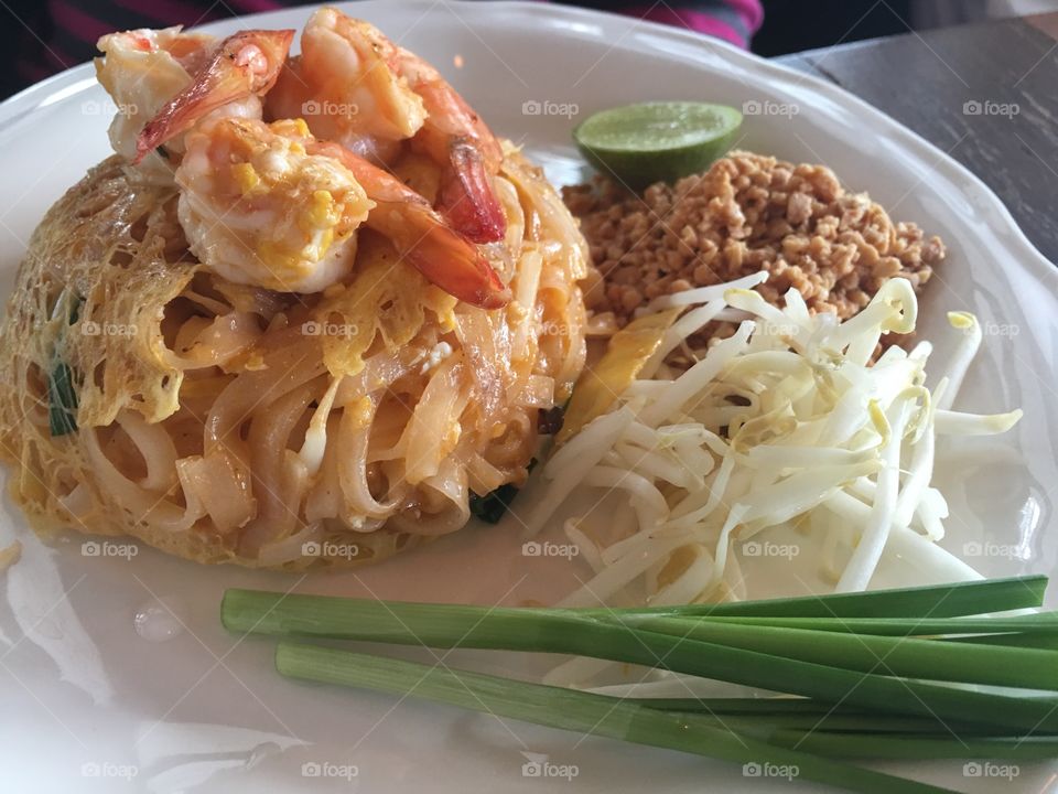 The most famous meal, Pad Thai, is around the world. You can find it at Thai restaurants around you. One concern is on allergies: soy bean, egg, flour, shrimp.