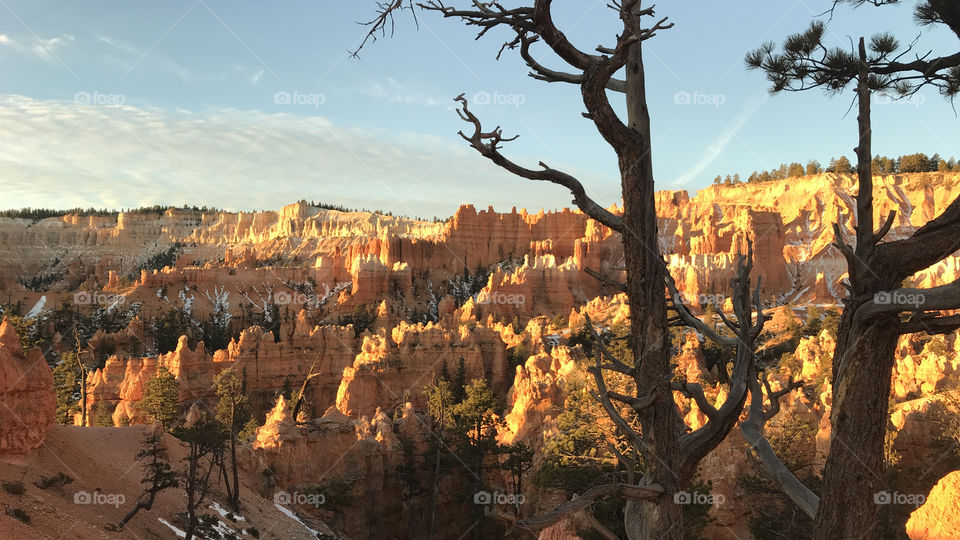 Sunrise at bryce Canyon