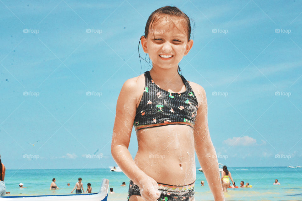 girl at beach