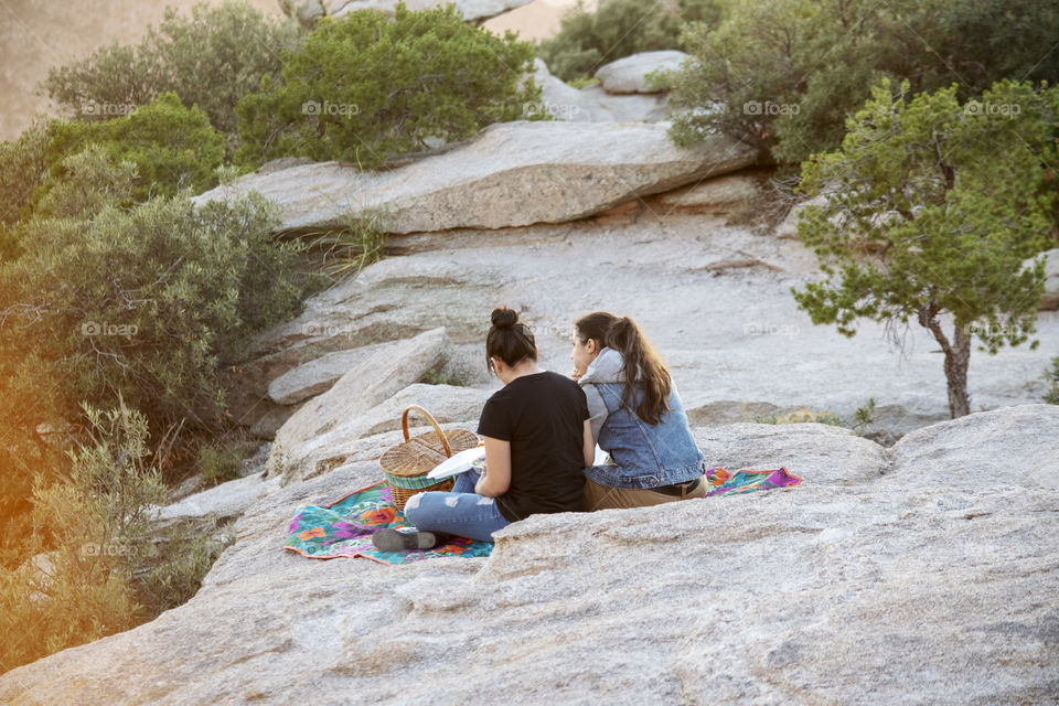 Picnic on the mountains 