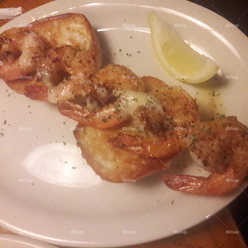 Shrimp kabob
