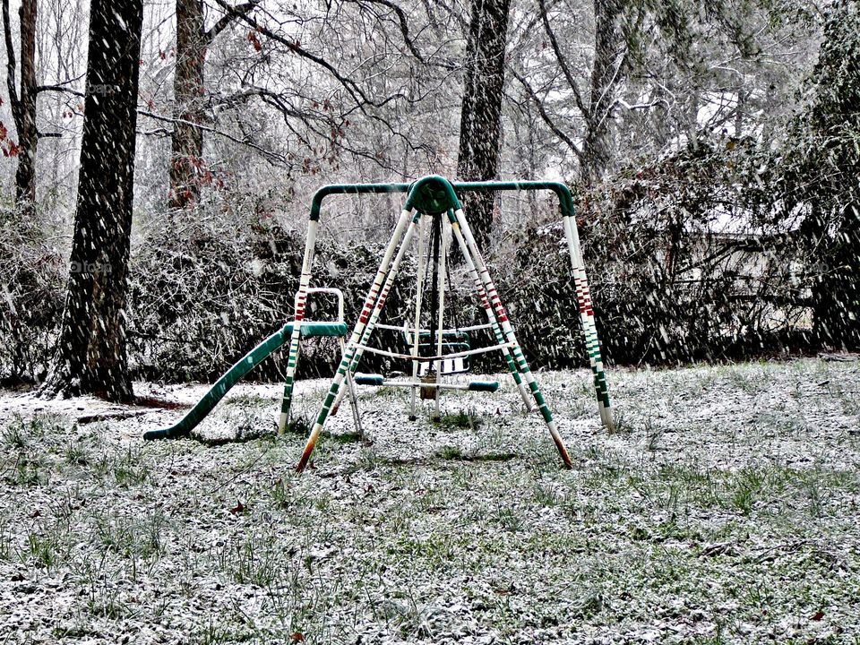 The yard I grew up in.