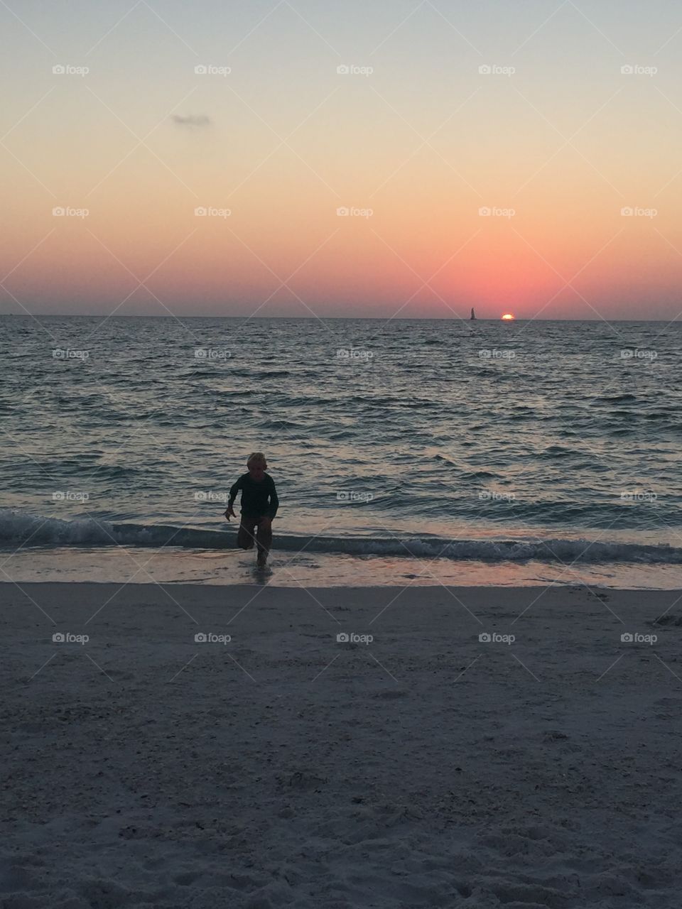 November nights at the beach