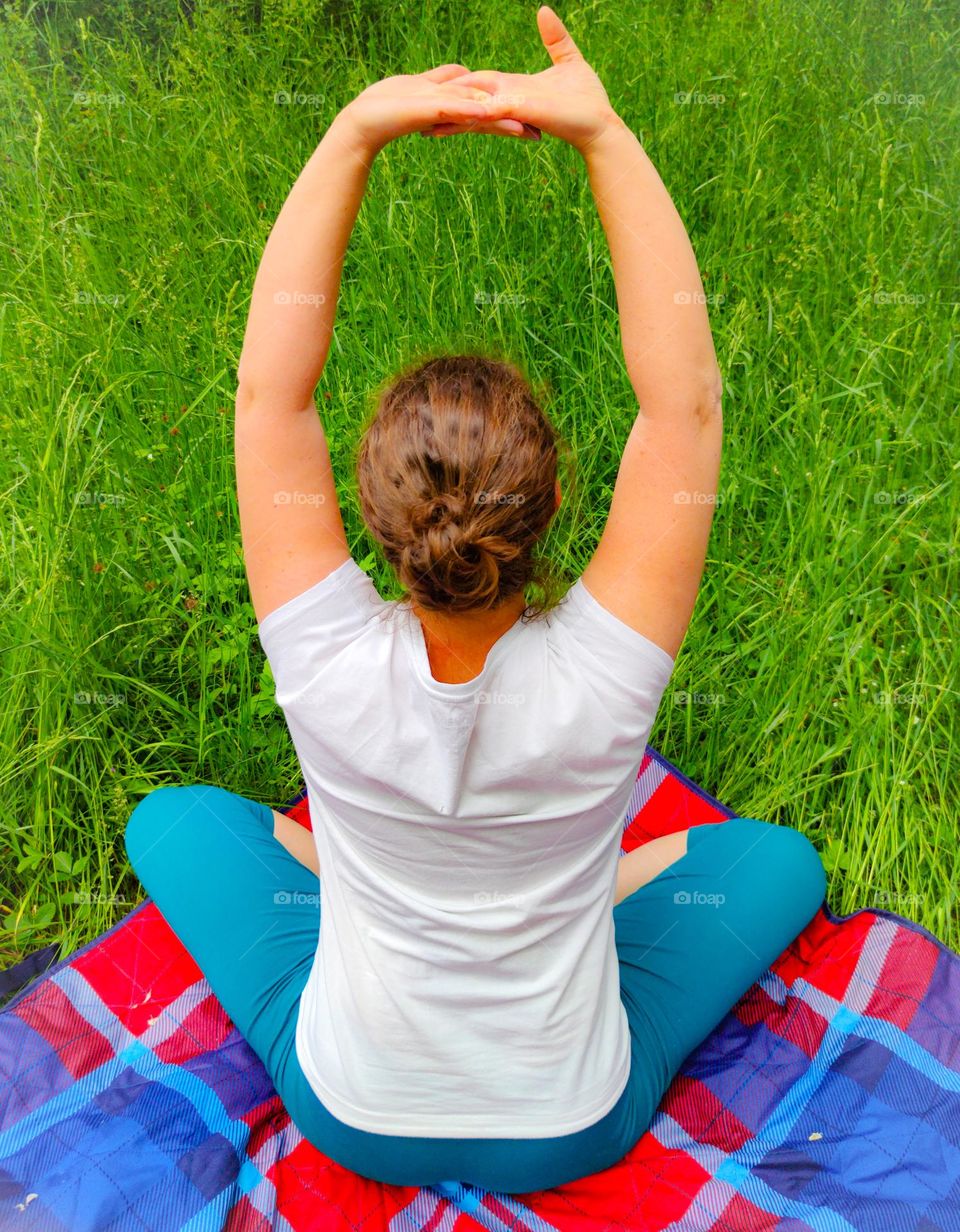 Yoga for good mood and healthy body