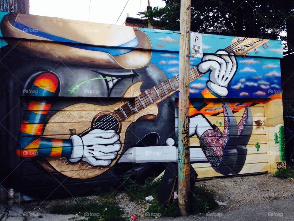 Graffiti musician