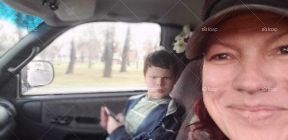 My son's reaction to hearing about upcoming vacation where there'd be no internet.