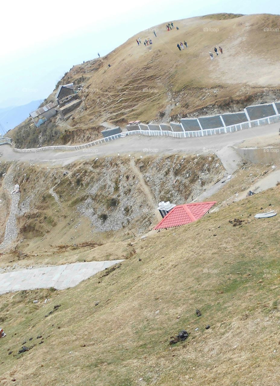 paragliding site at Himachal Pradesh