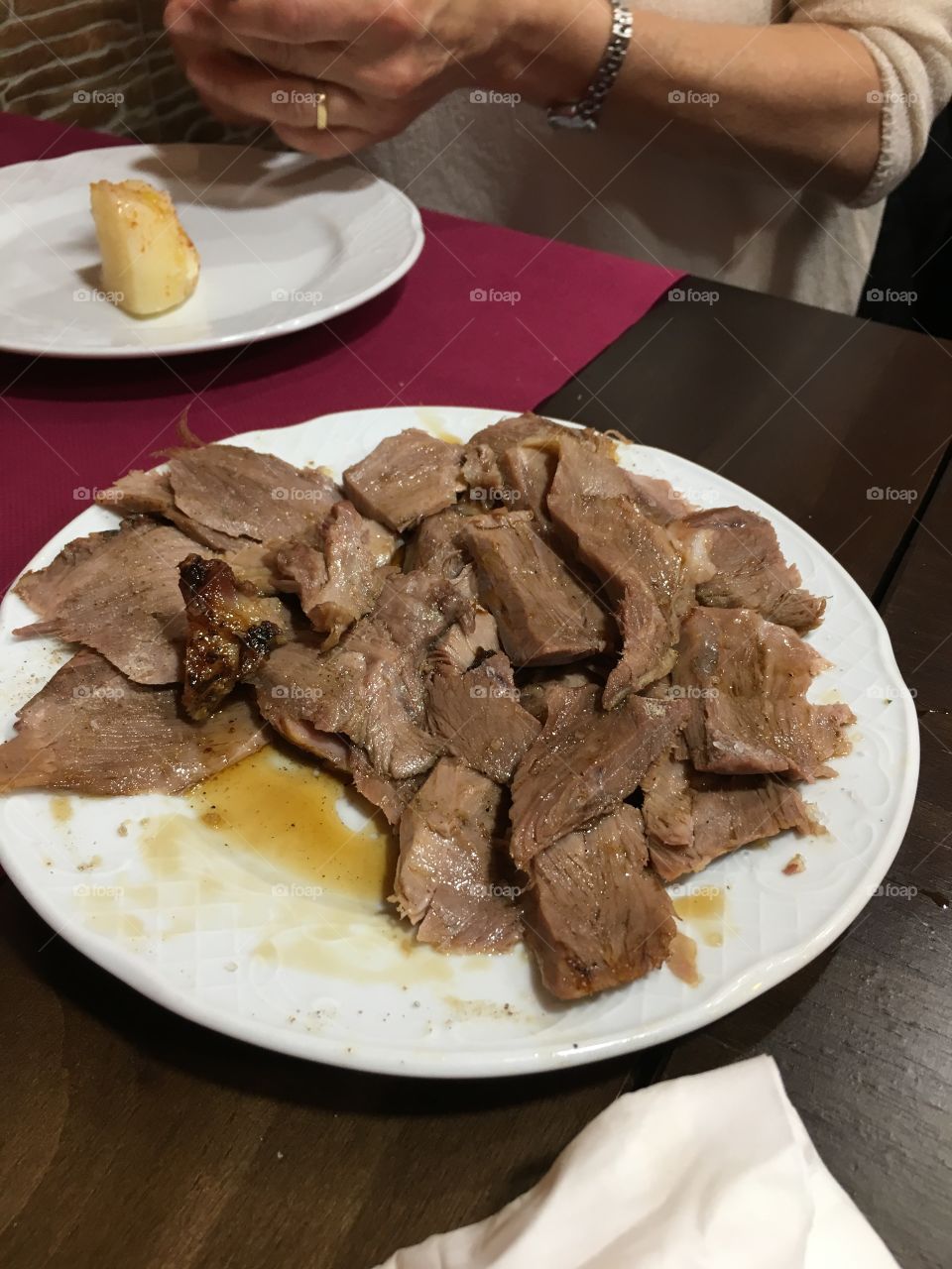 Lacón asado 
