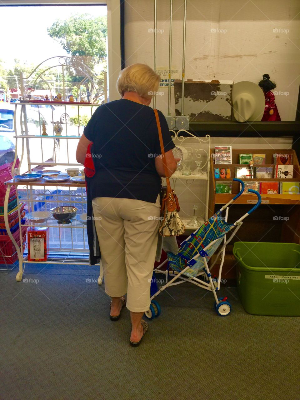 Elderly shopping