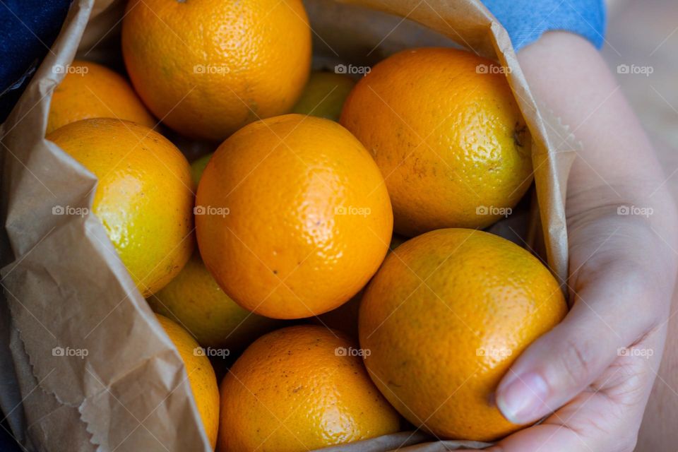 fresh oranges