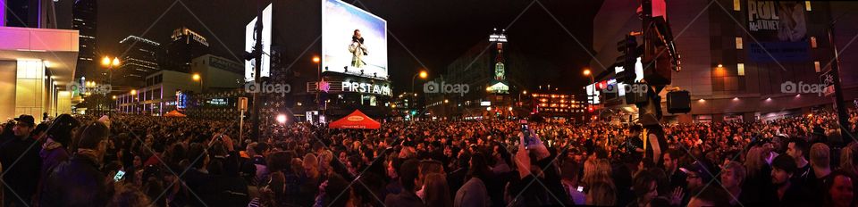 All night dance party for Prince. First Ave, Minneapolis, MN