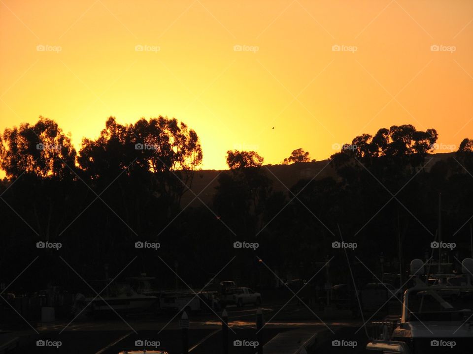 Sunset in Dana Point