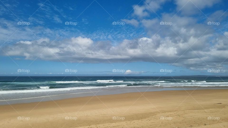 a beautiful  beach scene and perfect weather.danabay south Africa.