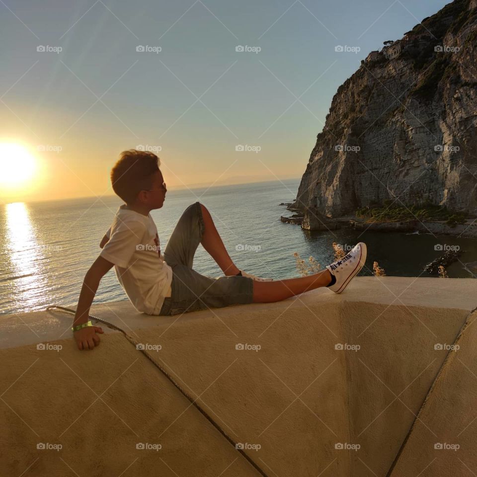 tramonto a meta Sorrento