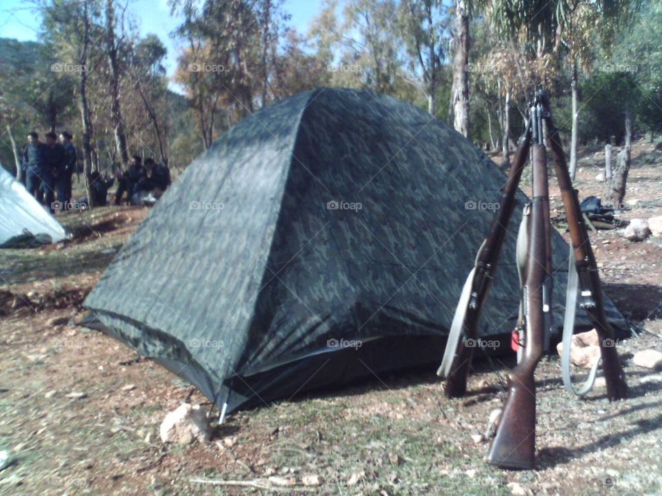 Army camp