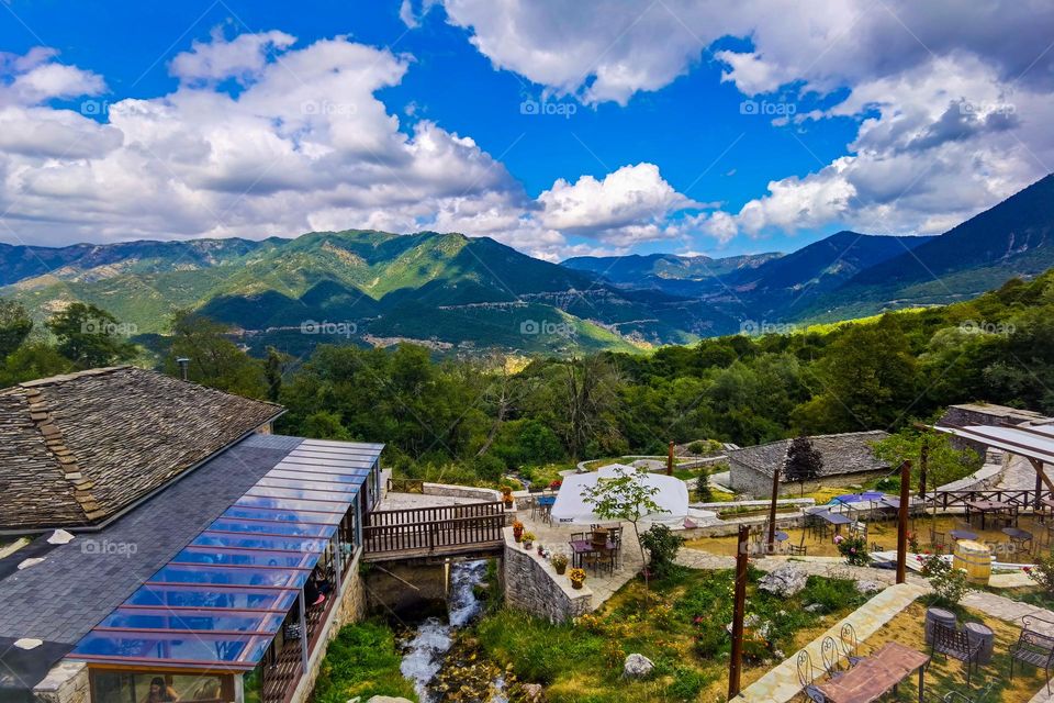 Landscapes with this kind of view are always a good opportunity for a great photo. Clouds, sky, mountains, water, nature. Love it!