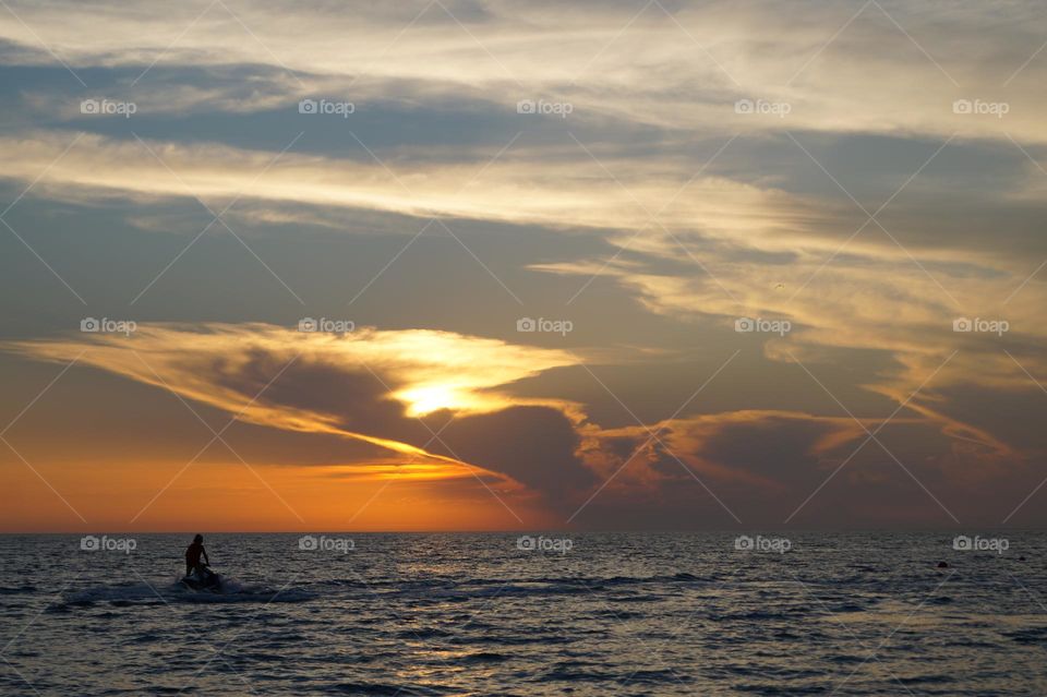 Azov Sea🌊 beautiful sunset