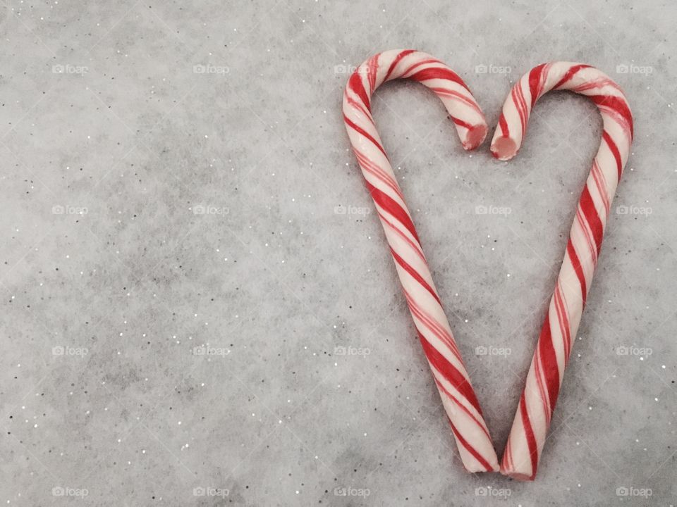 Candy cane heart