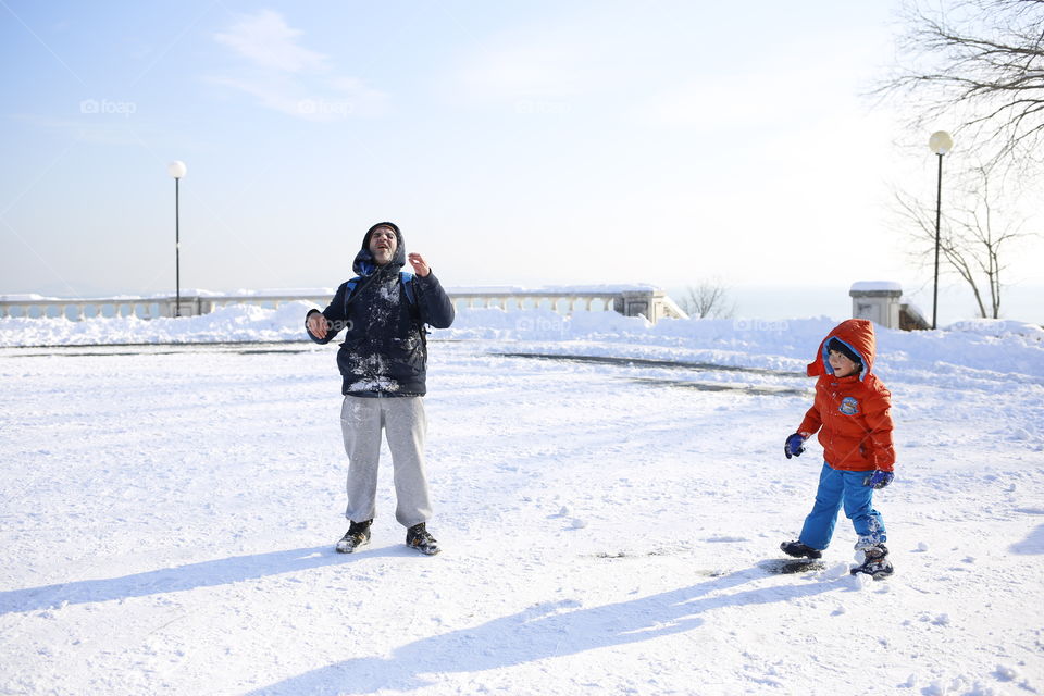 snowball fight