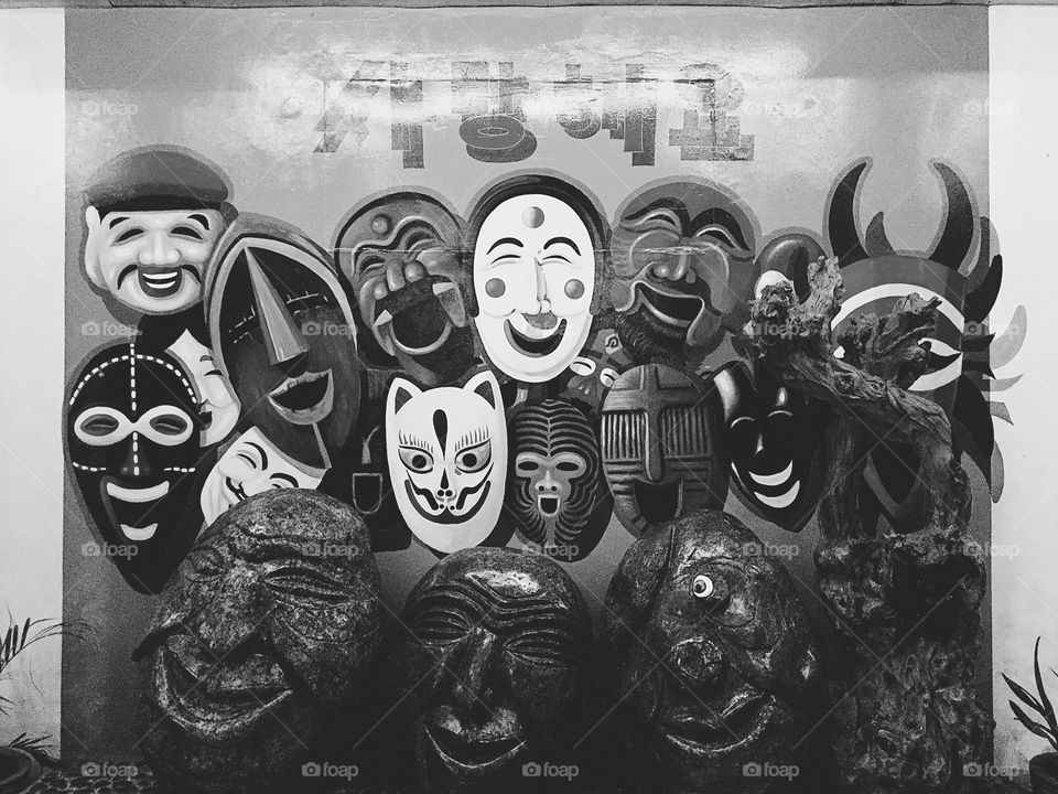 A sea of faces in a unique museum.