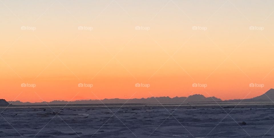 Alaska sunset 