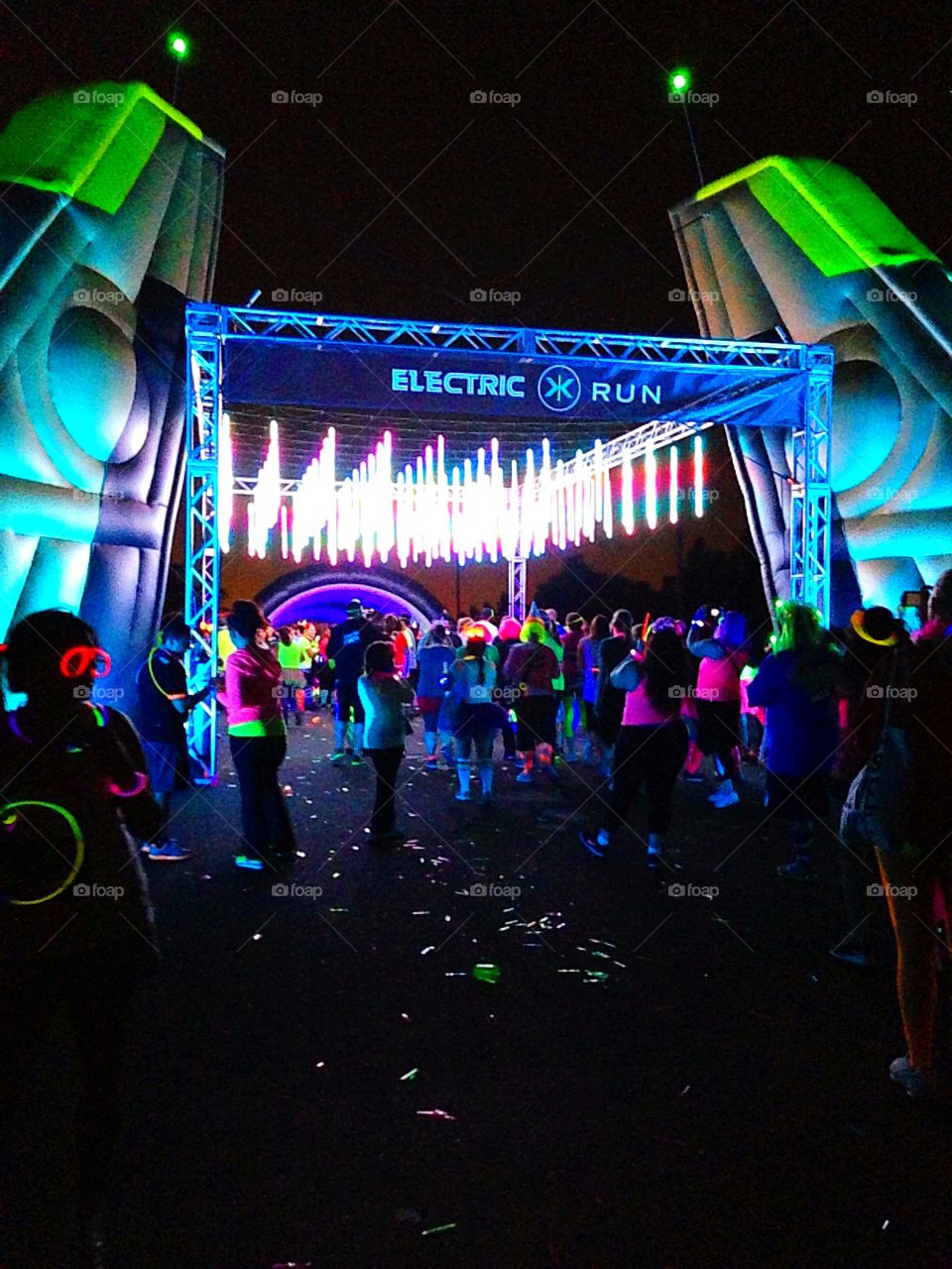 5K Electric Run in California. 