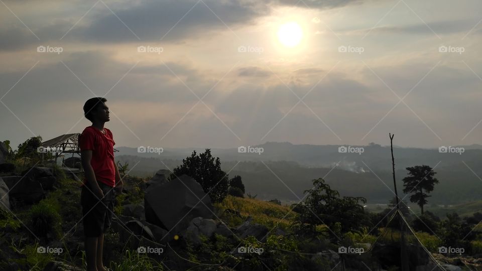 Sunset In Gunung Gajah