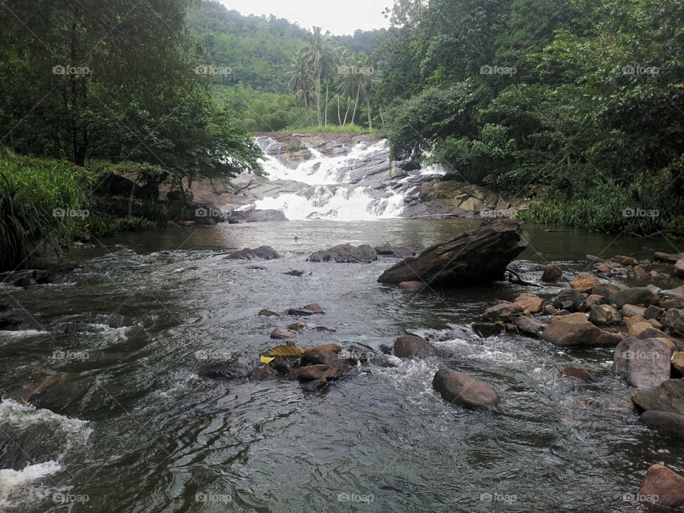 Waterfall in Sri Lanka