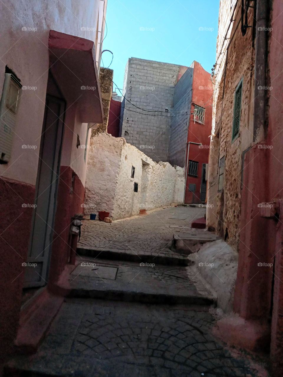 Ancien alleys in Bhalil village of morocco