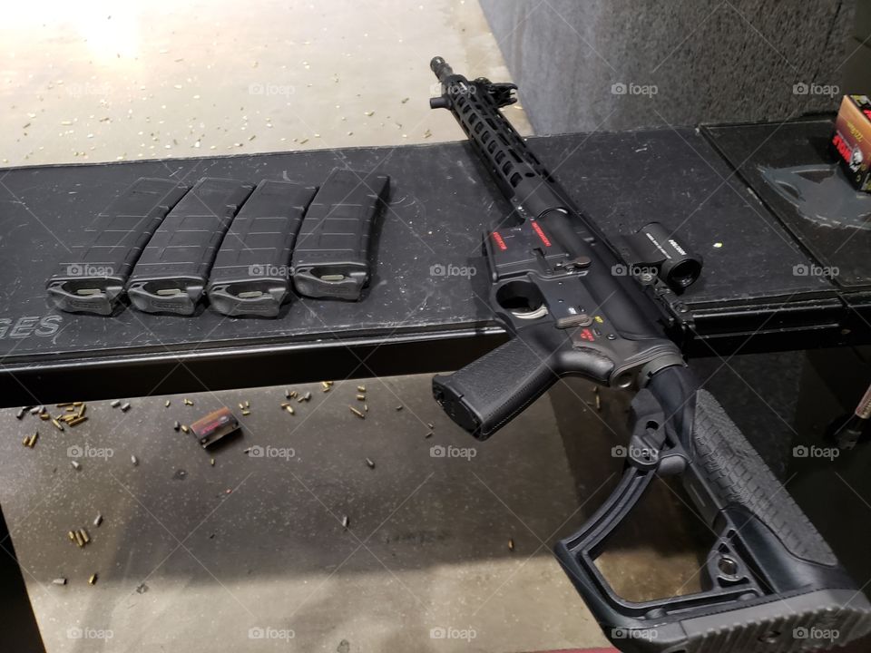 AR-15 at the range