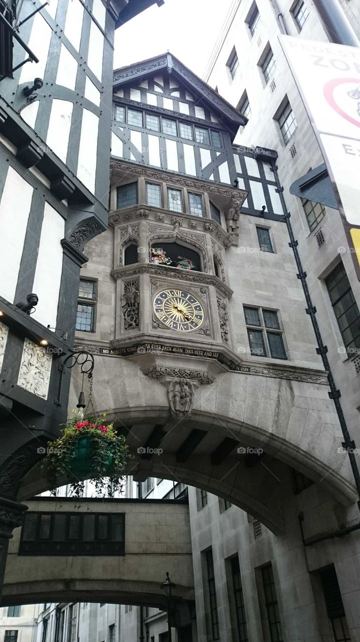 Building details in London