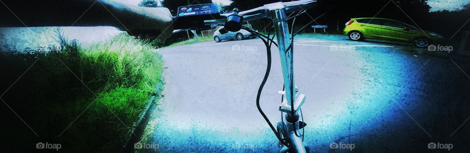 Cycling. Electric bike