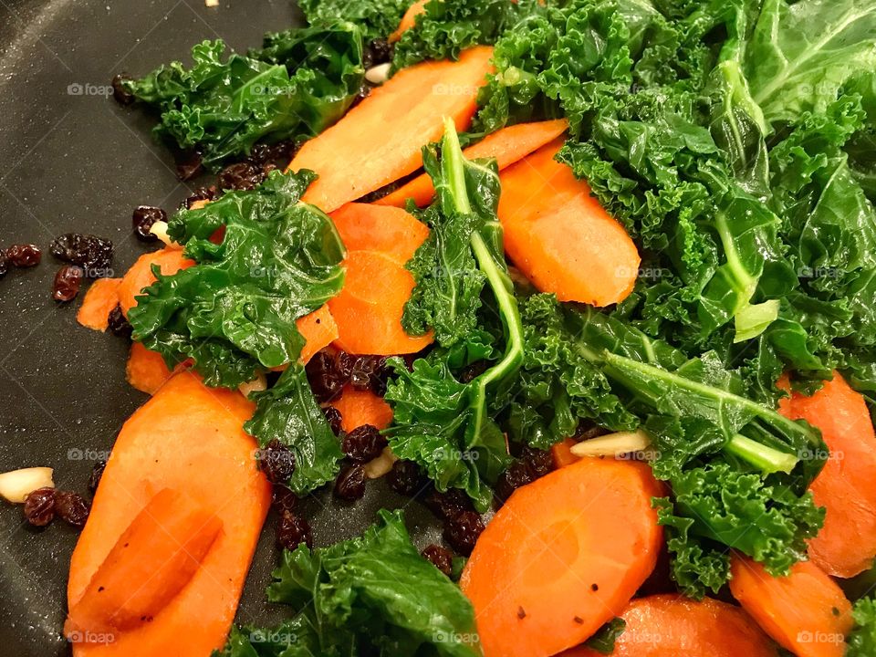 Kale and Carrots 