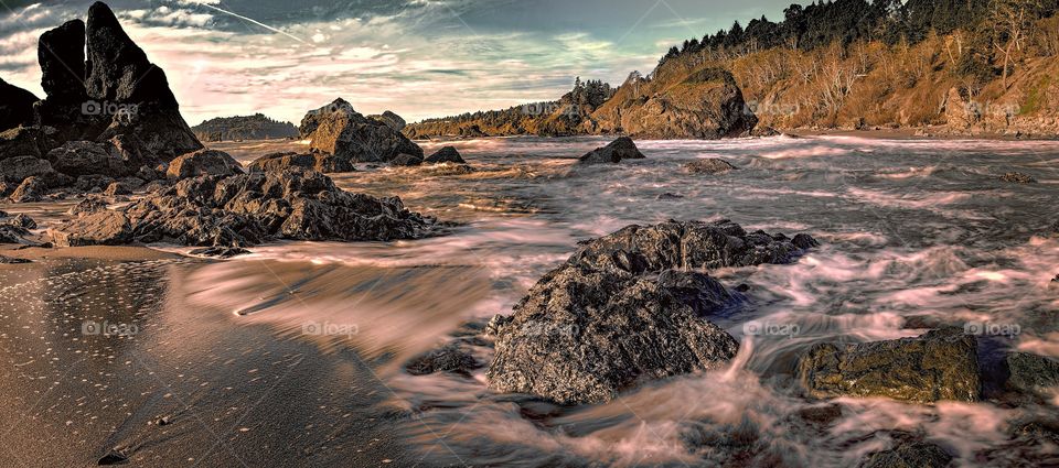 Rocky Beach Panorama