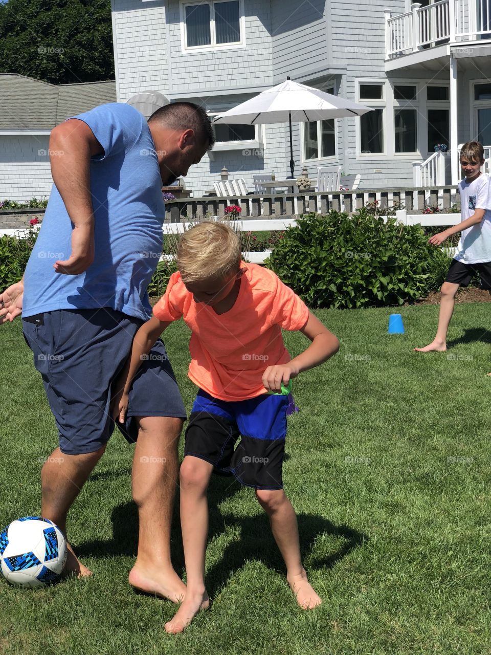 Family soccer competition! 