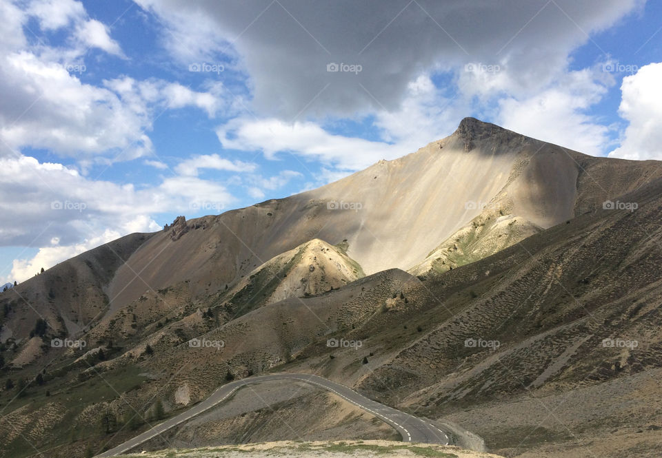 natural beauty with village