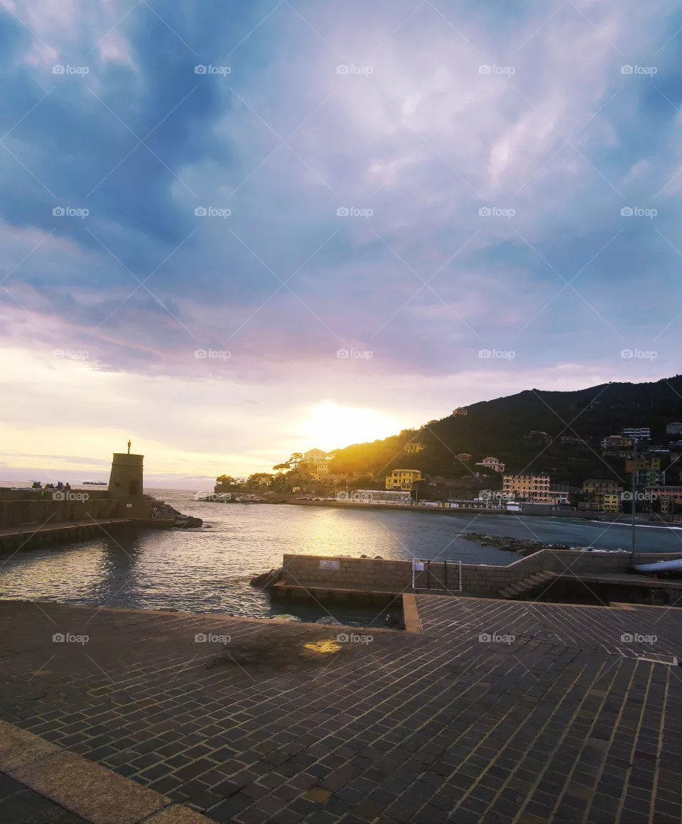 Tramonto a Recco