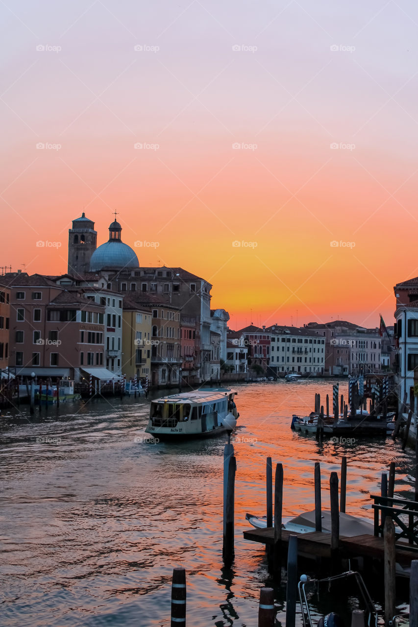 sunrise in Venice