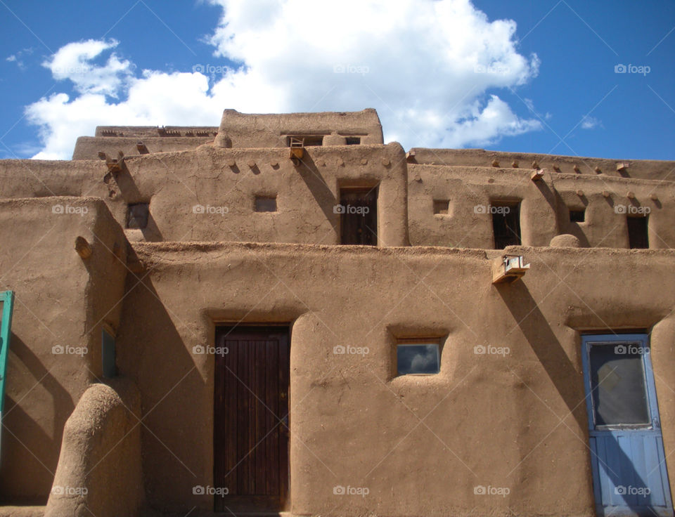 Adobe dwelling
