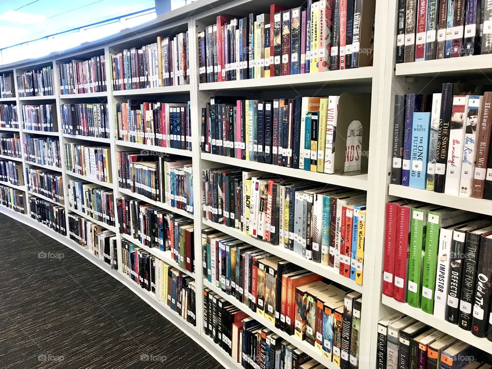 Books in library